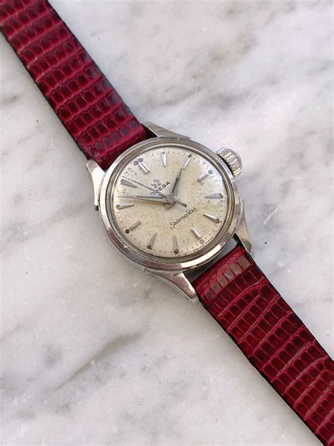 omega seamaster dame|vintage women Omega Seamaster.